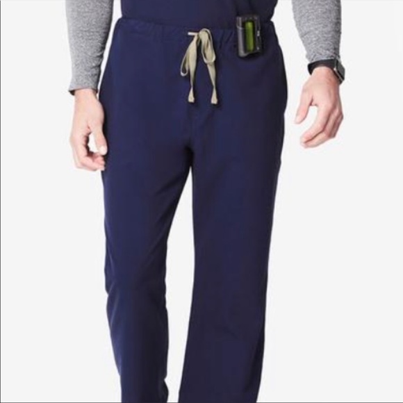 Figs Pisco Navy Blue Scrub Pants Sz L - Picture 2 of 10